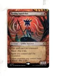 MTG SkeenAB Hexing Squelcher SHOWCASE from ECL. NM. - Image 1