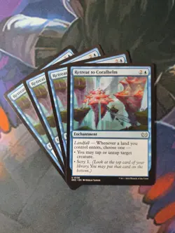 Retreat to Coralhelm x 4 | 7% Off 2+ | Duskmourn | NM | MTG - Image 1