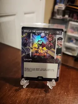 MTG: Behold the Sinister Six! (Borderless) #221 M Foil NM Marvel's Spider-Man - Image 1