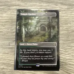 Temple Garden (Non-foil) [Borderless] Lorwyn Eclipsed 0351 Rare MTG - Image 1