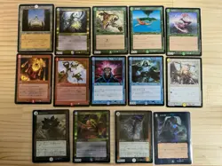 Duel Masters MTG Parallel Collaboration Complete Set of 14 Japanese Black Lotus - Image 1