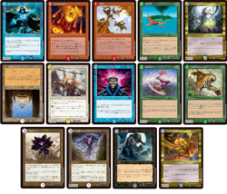 Duel Masters MTG Parallel Collaboration Complete Set of 14 Japanese Black Lotus - Image 3