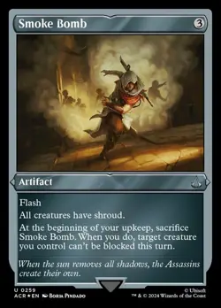 Near Mint x 1 Smoke Bomb - Foil Etched Assassin's Creed Variants - Image 1