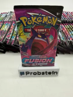 Lot of (91) Pokemon TCG Sword & Shield Fusion Strike Booster Packs - Image 2