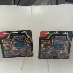 Pokemon Phantasmal Flames ME02 -Set of 2- Sneasel/Weavile 3-Pack Blister - Image 1