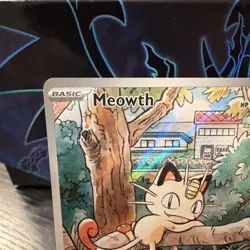 Pokemon TCG Meowth 106/094 Me02: Phantasmal Flames Holo Illustration Rare - Image 2