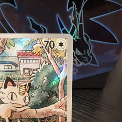 Pokemon TCG Meowth 106/094 Me02: Phantasmal Flames Holo Illustration Rare - Image 3