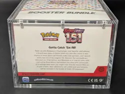 Pokemon 151 SV3.5 Booster Bundle Display Factory Sealed Case W/Acrylic Case - Image 3