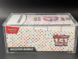 Pokemon 151 SV3.5 Booster Bundle Display Factory Sealed Case W/Acrylic Case - Image 4