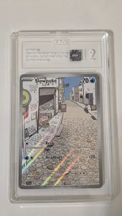 Pokemon TCG Slowpoke 204/198 SV01 Illustration Rare Holo Eng TAG 9 - Image 1