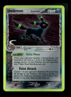 Umbreon 17/113 EX Delta Species 2005 Holo Rare Pokemon Card TCG - Image 1