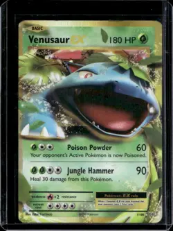 2016 Pokemon XY Venusaur Ex Holo Rare Evolutions #1/108 - Image 1