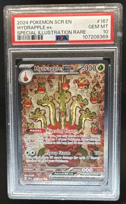 2024 Pokemon Stellar Crown Hydrapple ex #167/142 PSA 10 - Image 1
