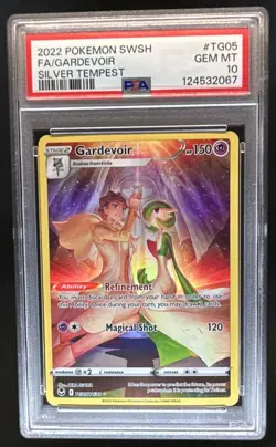 2022 Pokemon SWSH Silver Tempest Gardevoir Trainer Gallery Holo TG05/TG30 PSA 10 - Image 1