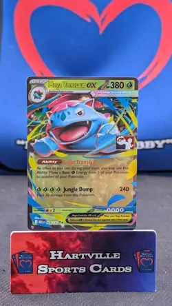 003/132 Mega Venusaur ex Prize Pack Stamped Series 8 Pokemon TCG Mega Evolution - Image 1