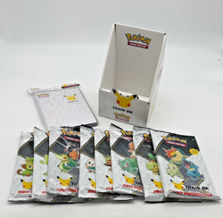 Pokemon TCG 25th Anniversary First Partner Packs Complete Set + Binder + Display - Image 1