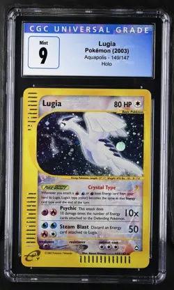 Pokemon Lugia 2003 Aquapolis 149/147 Holo CGC 9 - Image 1
