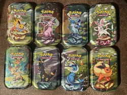 Pokemon Prismatic Evolutions FULL Art Mini Tin Set NEW & SEALED - Image 1