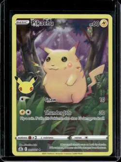 2021 Pokemon SWSH Celebrations Pikachu Holo #005/025 - Image 1