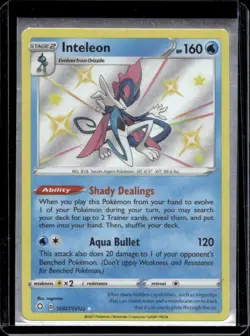 2021 Pokemon SWSH Shining Fates Inteleon Shiny Vault #SV027/SV122 - Image 1