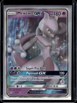 2019 Pokemon SM Hidden Fates Mewtwo GX #31/68 - Image 1
