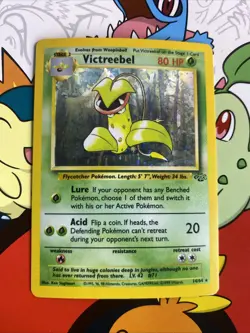 HOLO RARE VICTREEBEL - JUNGLE LP 14/64 POKEMON UNLIMITED - Image 1