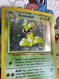 HOLO RARE VICTREEBEL - JUNGLE LP 14/64 POKEMON UNLIMITED - Image 5