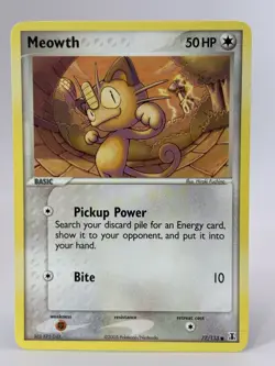 Pokemon - Meowth 77/113 - Delta Species - Regular Common - LP - Image 1