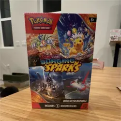 Pokemon Scarlet & Violet Surging Sparks Booster Bundle Box - 6 Booster Packs - Image 1
