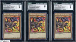 Lot of (3) Yu-Gi-Oh! MP24 Prismatic SR 1st Edition Red-Eyes Black Dragon CGC 9 - Image 1