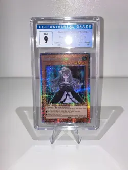 Yugioh Ghost Belle & Haunted Mansion DIFO-EN100 Starlight Rare 1st Edition CGC 9 - Image 1