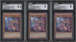 3x Yu-Gi-Oh! MP24 Prismatic Secret Rare 1st Edition Dark Magician Girl CGC 9.5 - Image 1