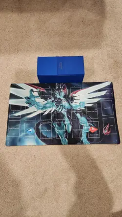 Yugioh Galaxy-Eyes Playmat & Ultimate Guard Deck Box *Read Description - Image 1