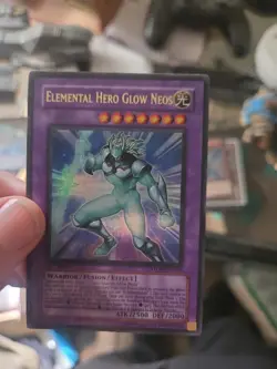 Elemental Hero Glow Neos STON-EN036 Ultra Rare 1st Edition LP - Image 1