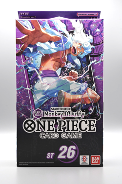 Brand New Sealed One Piece TCG: Purple/Black Monkey D. Luffy Deck ST-26 English - Image 2