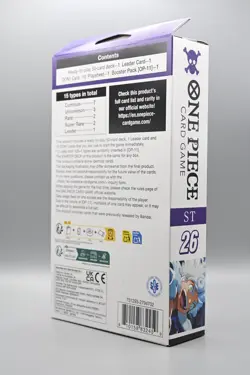 Brand New Sealed One Piece TCG: Purple/Black Monkey D. Luffy Deck ST-26 English - Image 4