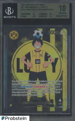 2025 One Piece Promos x BVB Collab #ST13003 Monkey D.Luffy BGS 10 - Image 1