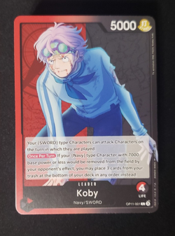 One Piece TCG Red/Black Koby Complete Custom Deck/Core - OP14 - Image 1