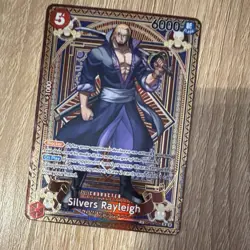 Silvers Rayleigh (SP) OP09-005 Rare Foil A Fist of Divine Speed One Piece CCG - Image 1