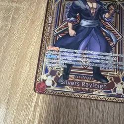 Silvers Rayleigh (SP) OP09-005 Rare Foil A Fist of Divine Speed One Piece CCG - Image 2