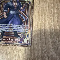 Silvers Rayleigh (SP) OP09-005 Rare Foil A Fist of Divine Speed One Piece CCG - Image 3