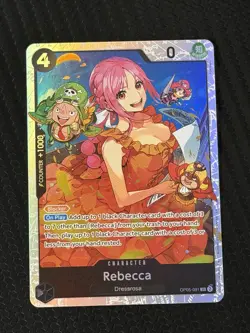 Rebecca Super Rare Wings of The Captain OP05-091 One Piece TCG English NM - Image 1