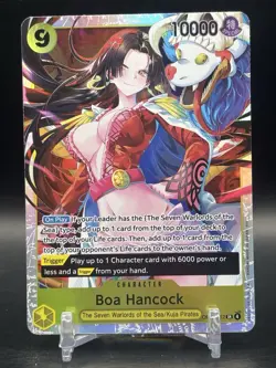 Bandai Boa Hancock OP14-112 SR The Azure Sea's Seven One Piece CCG English - Image 1