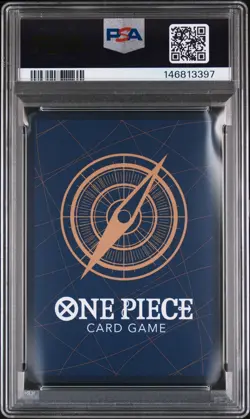 2025 ONE PIECE JPN OP13-CARRYING ON HIS WILL 3RD ANNIV-GOLD #004 SHANKS PSA 10 - Image 2