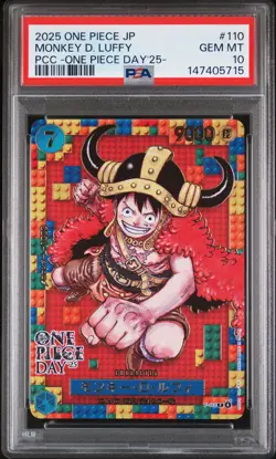 2025 ONE PIECE JPN PREMIUM COLLECTION ONE PIECE DAY'25 MONKEY D LUFFY PSA 10 - Image 1