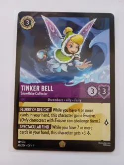 Disney Lorcana Tinker Bell Snowflake Collector 48/204 Winterspell - Image 1