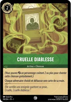 98/204 FR | Cruelle Diablesse | carte Disney Lorcana (2023) - Image 1