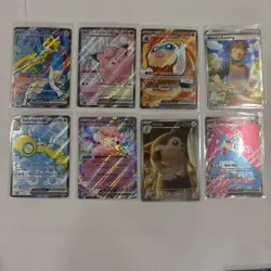 Pokemon Journey Together Lot – 8 Cards | ex, IR & Ultra Rares Furret Clefairy - Image 1