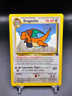 LP - Dragonite - 5 - INKED - WB WoTC Black Star Promo - Pokemon Card - Image 1