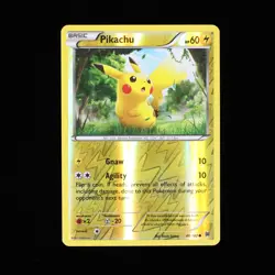 Pokemon TCG Pikachu 48/162 XY Breakthrough Reverse Holo Card 2015 - Image 1